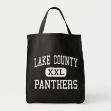 Lake County - Panthers - Senior - Leadville Tote Bags