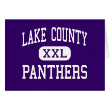 Lake County - Panthers - Senior - Leadville Greeting Card