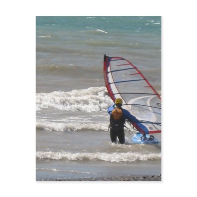Lake Erie surfing-Buffalo, NY Postcards by ubmapmakers