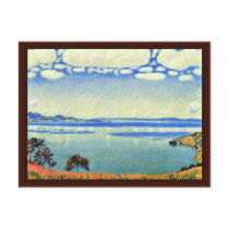 Lake Geneva From Chexbres By Ferdinand Hodler Postcard