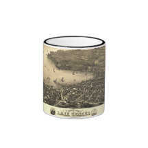 Lake Geneva Vintage Map Mugs