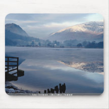 Lake Grasmere, Lake District, England Mousepads