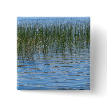 Lake Grasses Pinback Buttons