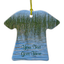 Lake Grasses Christmas Ornament