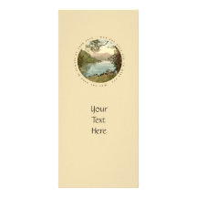Lake in Kerry Ireland with Irish Proverb Rack Card