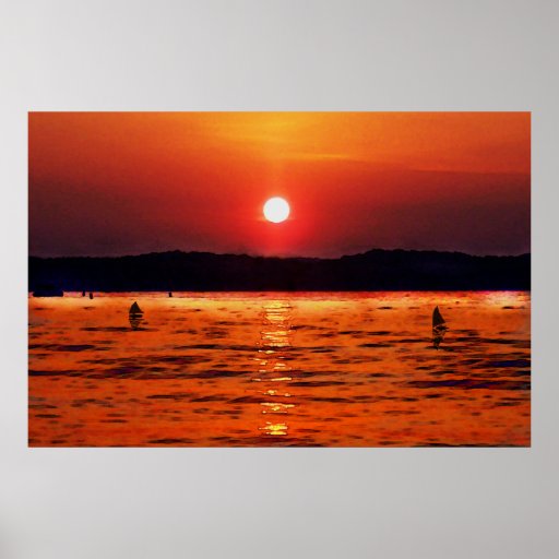 Lake Lanier Sunset Posters