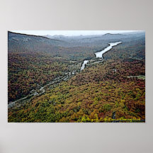 Lake Lure @ Chimney Rock Gloss Canvas Print
