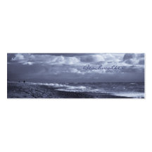 Lake Michigan Beach Bookmark Business Card Templates