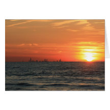 Lake Michigan Sunset 1 Cards
