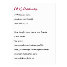 Lake Rocks Biz Card Business Cards