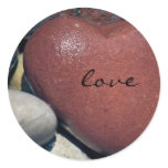 Lake Shore Red Heart Stone Sticker