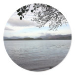 Lake Round Sticker
