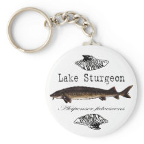 Lake Sturgeon Keychain