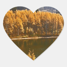Lake Tahoe in the Fall / Winter Landscape Sticker