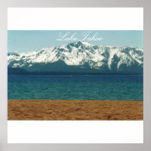 Lake Tahoe Nevada Beach Poster