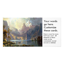 Lake Tahoe painting Nevada art by Albert Bierstadt Photo Greeting Card