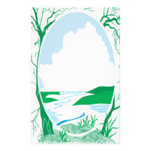 Lake View Stationary Personalized Stationery