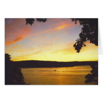 Lake Wallenpaupack Sunset Card