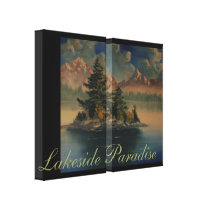 Lakeside Tranquillity Gallery Wrap Canvas