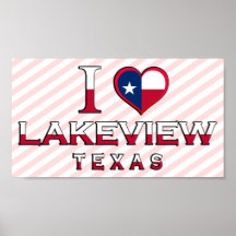 Lakeview, Texas Print