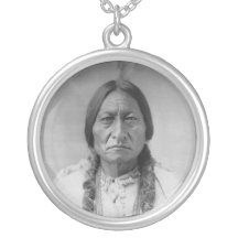 Lakota American Indian Chief Sitting Bull Custom Necklace