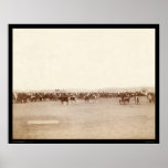 Lakota Indians on Horseback Pine Ridge SD 1891 posters