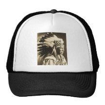 Lakota Sioux Chief White Swan Hat