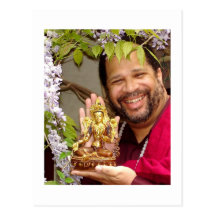 Lama with Green Tara - Postcard
