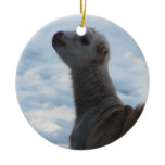 LAMANCHA SNOW BABY GOAT CHRISTMAS ORNAMENT ornaments