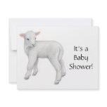 Lamb Baby Shower Invitation