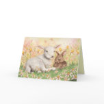 "Lamb & Bunny" Card