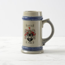 Lamb Coat of Arms Stein / Lamb Family Crest Stein Mug