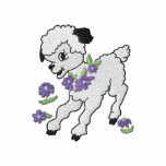 Lamb embroidered shirts
