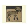 Lamb - Square Animals Illustration Post Card