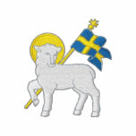 Lamb with Banner embroidered shirts