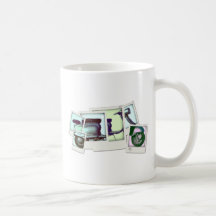 lambretta photo montage coffee mug