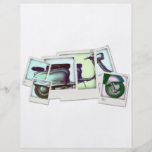 lambretta photo montage custom flyer