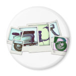 lambretta photo montage magnets