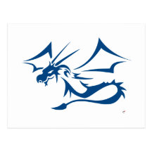 Lambton the Blue Dragon Post Cards
