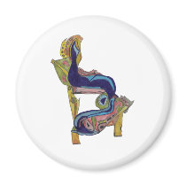 Lamed Refrigerator Magnet