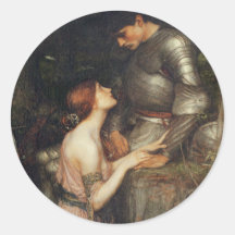 Lamia and the Soldier - John William Waterhouse Stickers