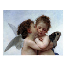L'Amour et Psyché, Enfants – William Bouguereau Postcard