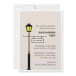 Lamp Post Housewarming Party invitations