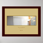 Lamp Reflection Poster by gretchen posters