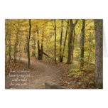 "Lamp to my feet" Card
