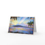 Lanai Sunset Greeting Card