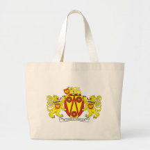 Lancashire Coat of Arms Canvas Bag