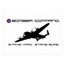 Lancaster Bomber - Bomber Command Post Cards