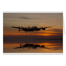 lancaster Bomber the home stretch Card
