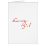 Lancaster Girl tee shirts cards